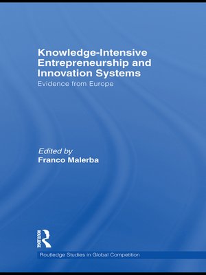 cover image of Knowledge-Intensive Entrepreneurship and Innovation Systems